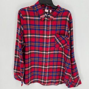 Make + Model Red Lipstick Festive Tartan